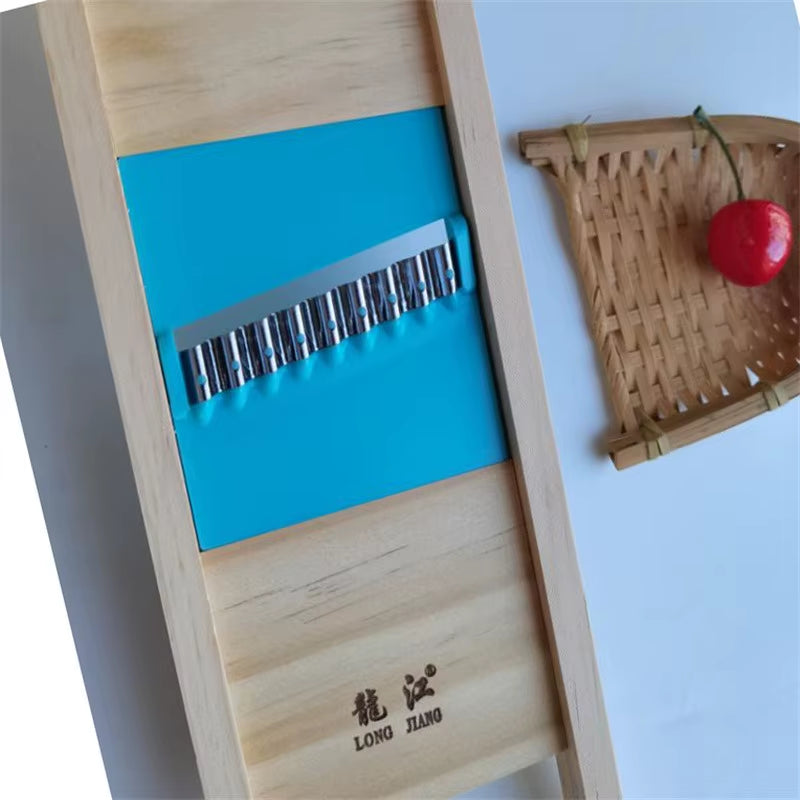 🥔 Edelstahl Pommes-Gitter – Kartoffel- & Gemüseschneider für knusprige Sticks & Chips