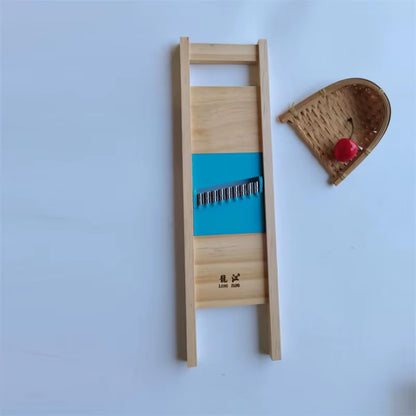 🥔 Edelstahl Pommes-Gitter – Kartoffel- & Gemüseschneider für knusprige Sticks & Chips
