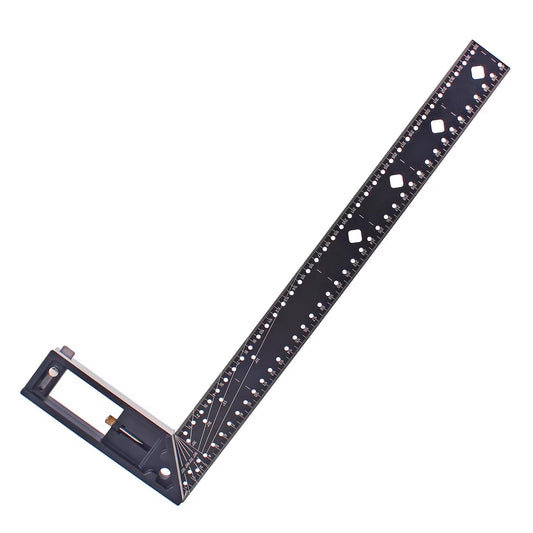 30/40 CM Präzision Markierung Rechten Winkel Lineal 45/90 Grad Loch Winkel Lineal Industrielle Scribe Markierung Winkel Gauge Holzbearbeitung